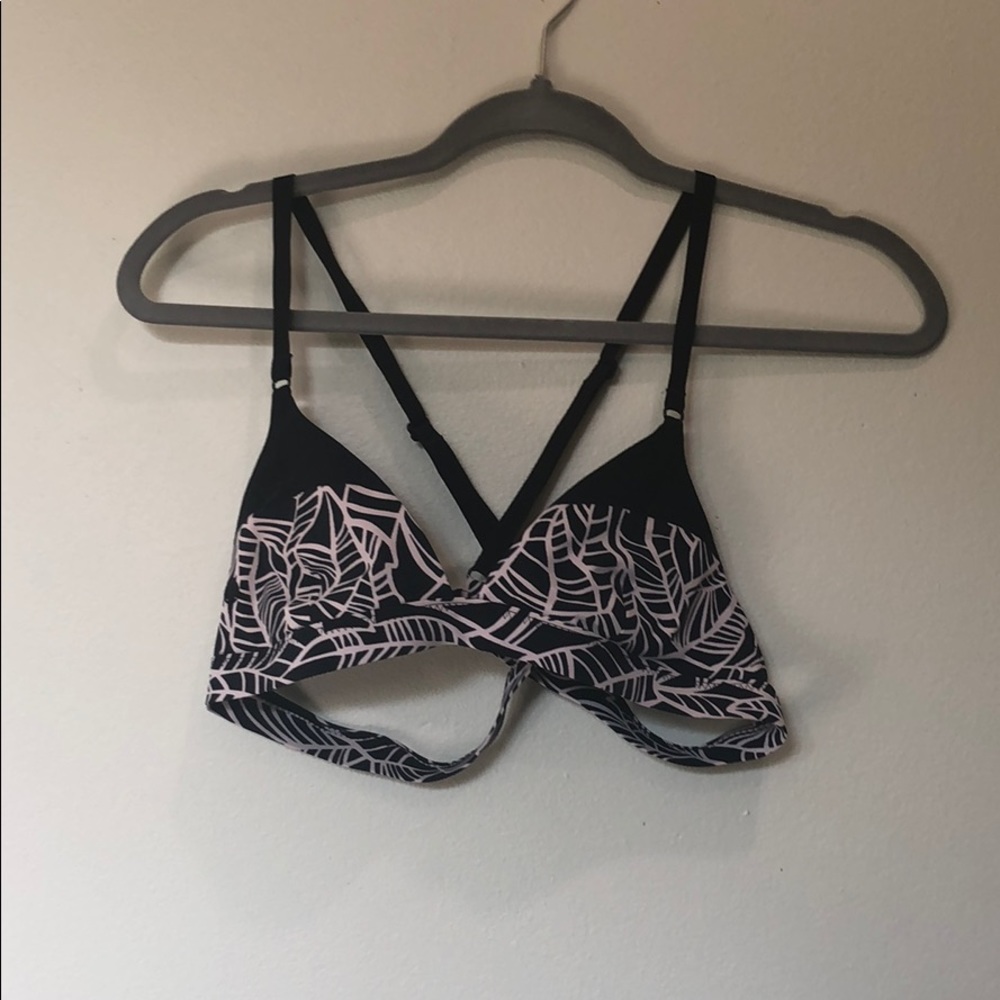 Black and White triangle Bikini set